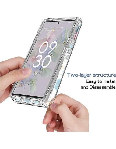Funda Protectora para Google Pixel 6A Sidande con Protector de Pantalla