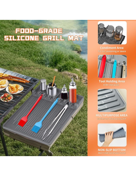 Kit de Accesorios para Plancha Ueimuzrok - 30 Piezas BBQ Kit de Accesorios para Plancha Ueimuzrok - 30 Piezas BBQ
