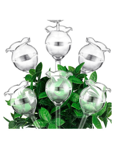 Globos de Riego Automático Yungyan 6 Pcs Tulipán Claro 13.5 cm