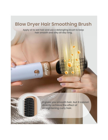 Secador y Cepillo 6 en 1 Ukliss - Estilizador Iónico para Cabello