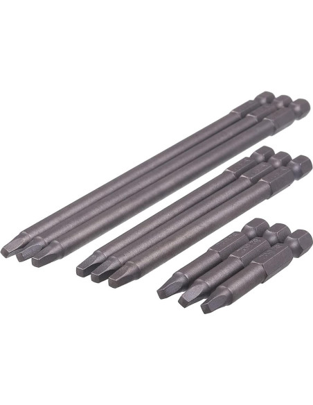 Juego de Puntas de Destornillador Magnéticas Rocaris SQ2 9 Pzs Juego de Puntas de Destornillador Magnéticas Rocaris SQ2 9 Pzs