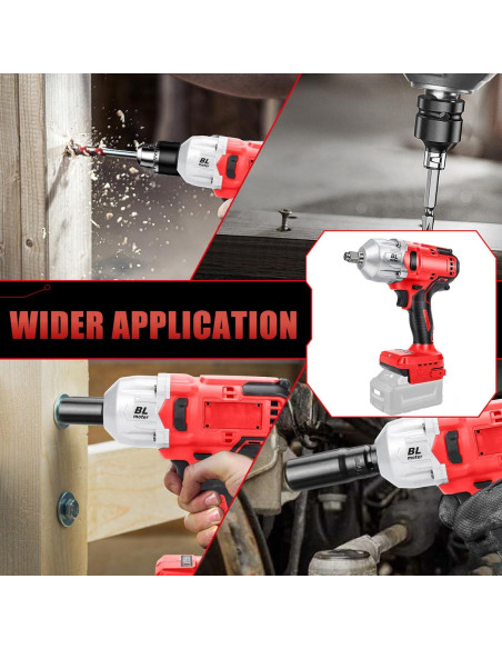 Llave de impacto inalámbrica LEZZYRUCK 1000Nm 1/2" 18V Llave de impacto inalámbrica LEZZYRUCK 1000Nm 1/2" 18V