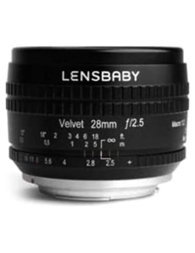 Lente macro 28mm f/2.5 Lensbaby Velvet 28 MFT