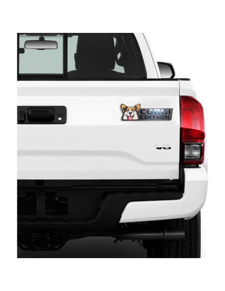 Insignia de Coche 3D BWALION Huella de Perro Corgi Insignia de Coche 3D BWALION Huella de Perro Corgi