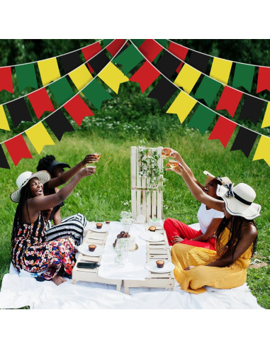 Banderines de Juneteenth Hestya 5 Pcs 19x27.5 cm Multicolor