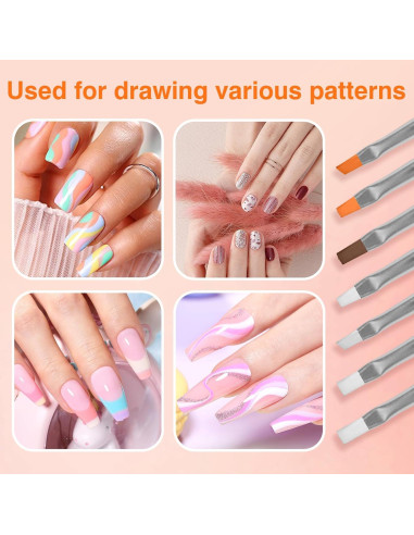 Kit de 31 Pinceles de Arte de Uñas TOCOLES - Gel y Diseño