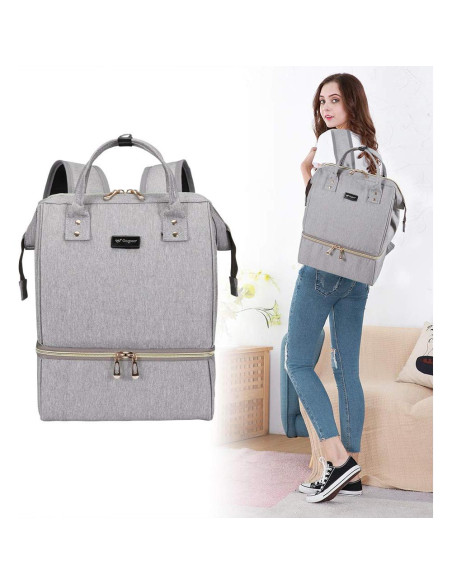 Bolsa de Extractor de Leche Gogoso Gris - Mochila Multifuncional Bolsa de Extractor de Leche Gogoso Gris - Mochila Multifuncional