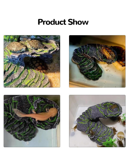 Plataforma de Sol para Reptiles Mipukbay Roca Decorativa 20cm Plataforma de Sol para Reptiles Mipukbay Roca Decorativa 20cm