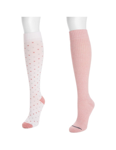 Calcetines de Compresión MUK LUKS Algodón Mujeres 3 Pairs