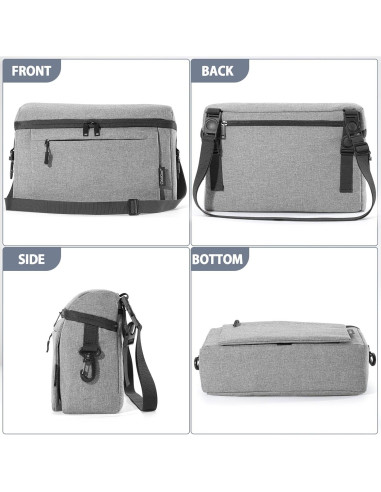Organizador de Cochecito Citiskins Gris con Soporte para Tazas