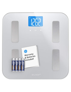 Báscula de Grasa Corporal Greater Goods, Digital, Pantalla Retroiluminada