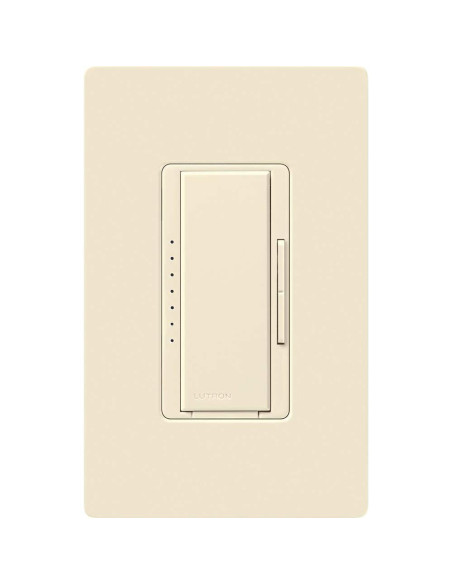 Interruptor Regulador Lutron Maestro LED+ 150W Almendra Interruptor Regulador Lutron Maestro LED+ 150W Almendra