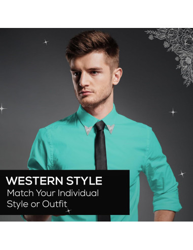 Consejos de Collar de Plata Antigua HHH Designs - Motivos Western