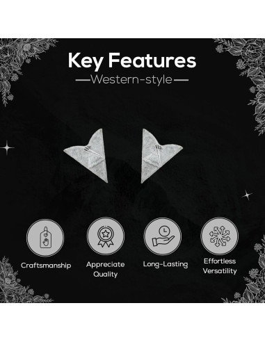 Consejos de Collar de Plata Antigua HHH Designs - Motivos Western