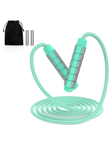 Cuerda de Salto AUMCDIK Ajustable con Peso para Fitness Cuerda de Salto AUMCDIK Ajustable con Peso para Fitness