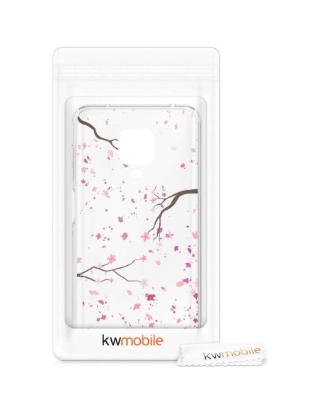 Funda Transparente KW-Mobile para Xiaomi Redmi Note 9S/Pro - Flores de Cerezo Funda Transparente KW-Mobile para Xiaomi Redmi Note 9S/Pro - Flores de Cerezo