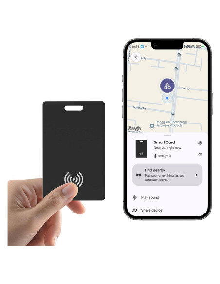 Tarjeta de seguimiento recargable KZO para billetera Android Tarjeta de seguimiento recargable KZO para billetera Android