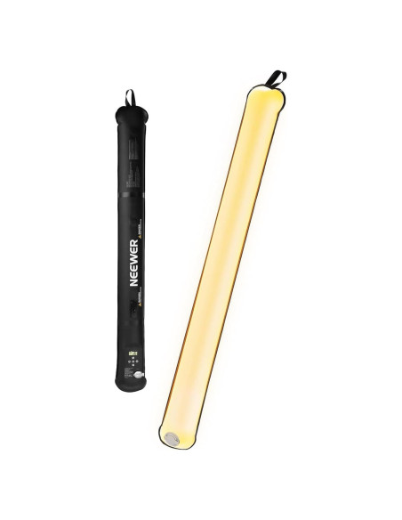 Luz LED Portátil NEEWER 21W Bi Color 90cm 1300Lux Recargable Luz LED Portátil NEEWER 21W Bi Color 90cm 1300Lux Recargable