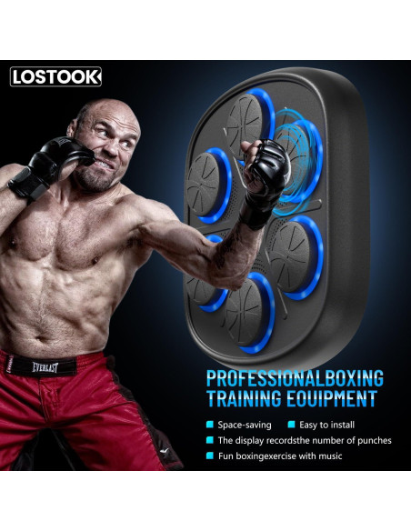 Máquina de Boxeo Musical Lostook GD-MBT-03 con Guantes Máquina de Boxeo Musical Lostook GD-MBT-03 con Guantes
