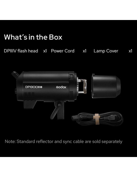 Estroboscopio Godox DP600IIIV 600Ws Luz de Estudio GN106 Estroboscopio Godox DP600IIIV 600Ws Luz de Estudio GN106