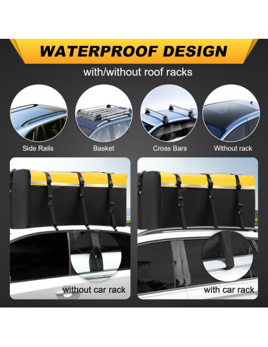 Transportador de Carga en Techo Sailnovo 20 Pies Cúbicos Impermeable