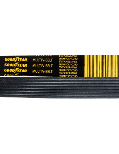 Correa Serpentina Multi V Goodyear 1070835 para Audi y Chevrolet