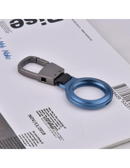 Funda Worryfree Gadgets para Apple Airtag - Antideslizante Azul Funda Worryfree Gadgets para Apple Airtag - Antideslizante Azul