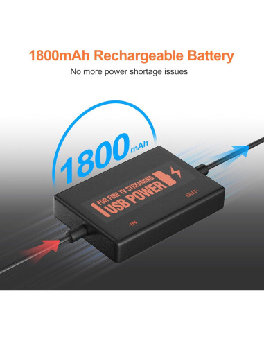 Adaptador de Corriente USB Finevoy para Fire TV Stick 5V/2.1A