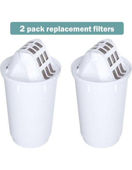 Filtro de Reemplazo Nakii A5 para Jarra de Agua - 2 Unidades Filtro de Reemplazo Nakii A5 para Jarra de Agua - 2 Unidades