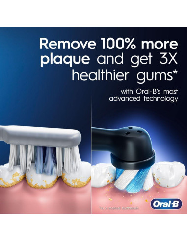 Cepillo de dientes eléctrico Oral-B iO Series 7 con 2 cabezales, Blanco