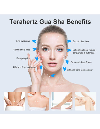Gua Sha Terahertz ZminRN para Cara y Cuerpo - Masajeador Facial
