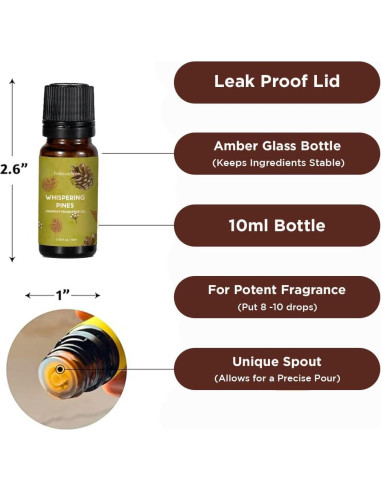 Set de 6 Aceites Esenciales Folkulture 10 ml Otoño