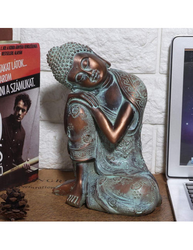 Estatua de Buda de Resina CUYT para Jardín 43x31.75x58.42cm