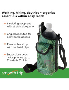 Soporte para Botellas de Agua Smooth Trip Neopreno Aislante 0.95 L 2