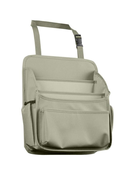 Organizador de Asiento Frontal Viaviat Beige con Soporte para Tazas Organizador de Asiento Frontal Viaviat Beige con Soporte para Tazas