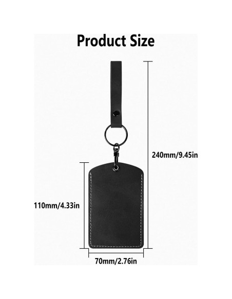 Funda de Cuero Geiomoo para Tile Slim 2024/2022/2020 - Negro Funda de Cuero Geiomoo para Tile Slim 2024/2022/2020 - Negro