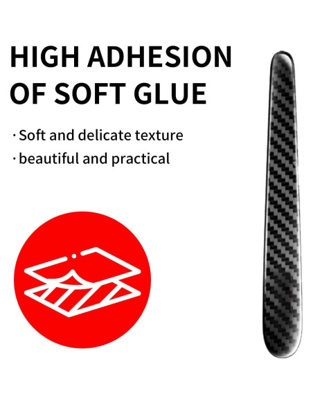 Protector de Manija de Puerta Auto Jitrendo 8 Pcs Fibra Carbono Protector de Manija de Puerta Auto Jitrendo 8 Pcs Fibra Carbono