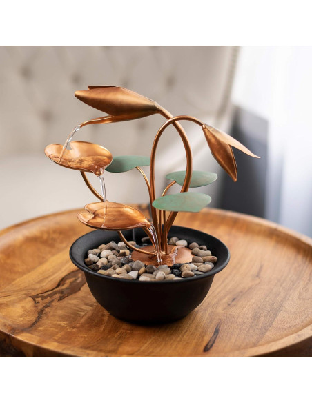 Fuente de Agua de Mesa Pure Garden 26.67 cm Decorativa Fuente de Agua de Mesa Pure Garden 26.67 cm Decorativa