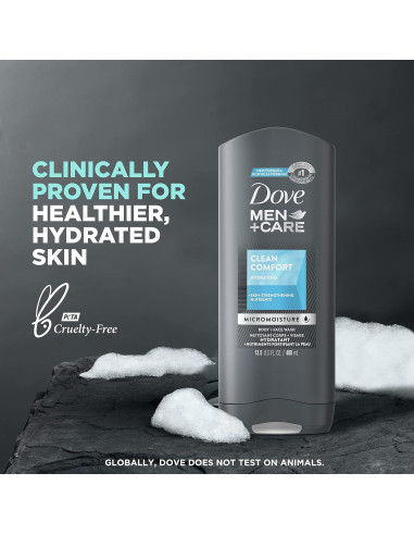 Dove Men+Care Regimen Cuidado Cabello y Piel 3 Productos