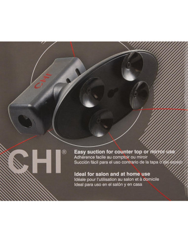 Soporte para Plancha CHI Negro - Almacenamiento Encimeras