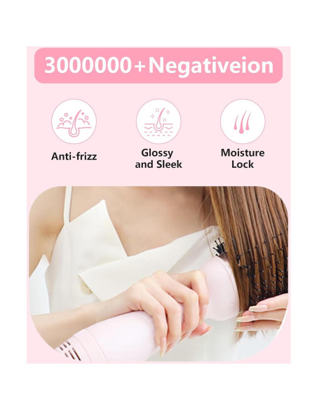 Cepillo Secador de Cabello 4 en 1 SAOSA con Cerámica y Iones Negativos Cepillo Secador de Cabello 4 en 1 SAOSA con Cerámica y Iones Negativos