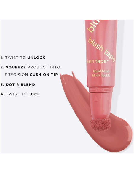 Rubor Líquido Satinado Tarte Blush Tape Rosa Brillante 30g Rubor Líquido Satinado Tarte Blush Tape Rosa Brillante 30g
