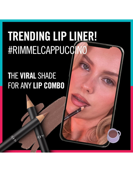Lápiz de Contorno de Labios Rimmel Lasting Finish 8HR Vino 1.2g Lápiz de Contorno de Labios Rimmel Lasting Finish 8HR Vino 1.2g