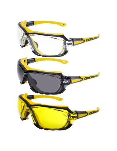 Gafas de Motocicleta Global Vision Octane - Lentes Antiempañantes