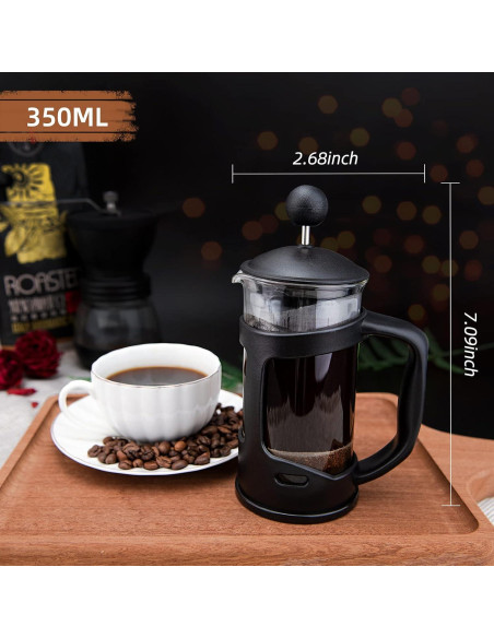 Cafetera Prensa Francesa RAINBEAN 1 Taza 350ml Acero Inoxidable Cafetera Prensa Francesa RAINBEAN 1 Taza 350ml Acero Inoxidable
