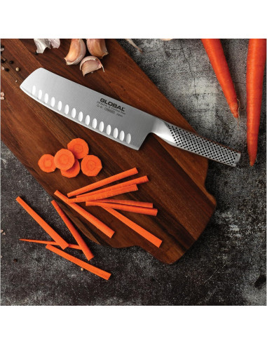 Cuchillo de Verduras Global G-81-7 Hueco 17.78 cm Acero Inoxidable
