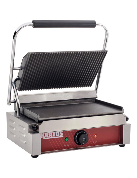 Grill Eléctrico Panini Kratos 29Y-022 35.56x22.86cm Acero Inoxidable Grill Eléctrico Panini Kratos 29Y-022 35.56x22.86cm Acero Inoxidable