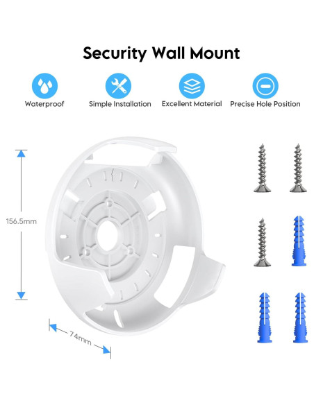 Soporte de Pared para TP-Link Deco WiFi 7 - Blanco 3-Pack Soporte de Pared para TP-Link Deco WiFi 7 - Blanco 3-Pack
