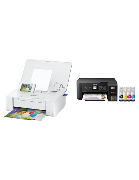 Impresora de fotos compacta Epson PictureMate PM-400 y EcoTank ET-2800 Impresora de fotos compacta Epson PictureMate PM-400 y EcoTank ET-2800