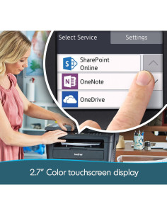 Impresora Láser Monocromática Brother HL-L2395DW Todo-en-Uno 2